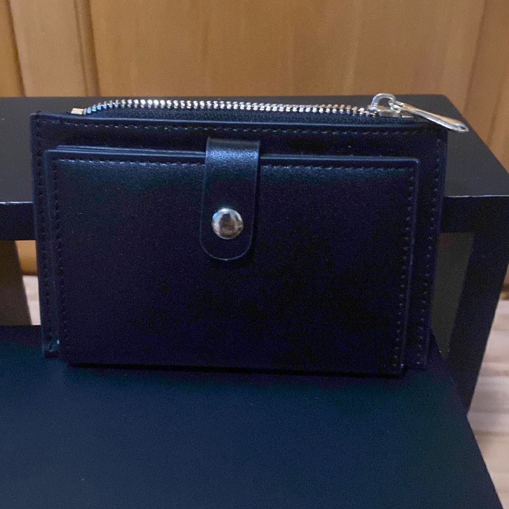 Small black bifold wallet